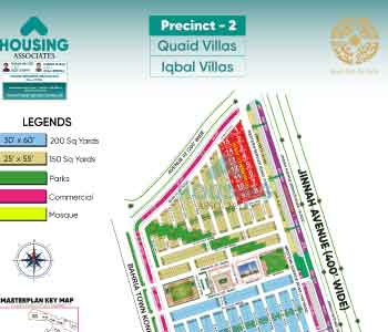 Precinct 2 HD Map Bahria Town Karachi