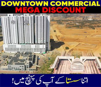 downtown commercial bahria town discount 